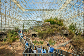 Visitors explore Biosphere 2. (Photo: Steven Meckler) Visitors explore Biosphere 2. (Photo: Steven Meckler)